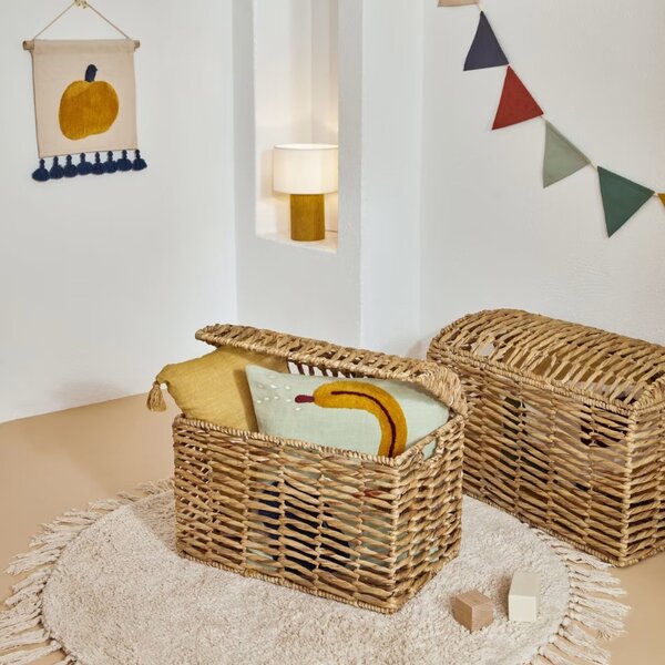 Kave Home Žlutá stolní lampa Bianella 29 cm
