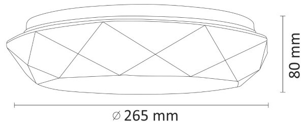 LED Koupelnové stropní svítidlo SELINA LED/12W/230V IP44