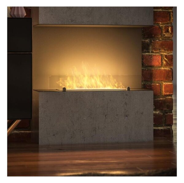 InFire - Vestavěný BIO krb 80x45 cm 3kW černá