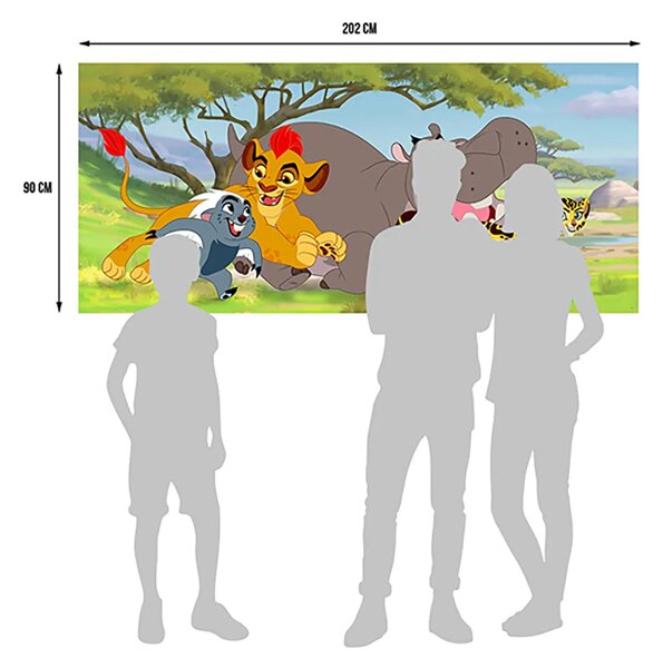 Dětská vliesová fototapeta na zed' Lví hlídka, Disney | 202 x 90 cm | DFTDNH 5368