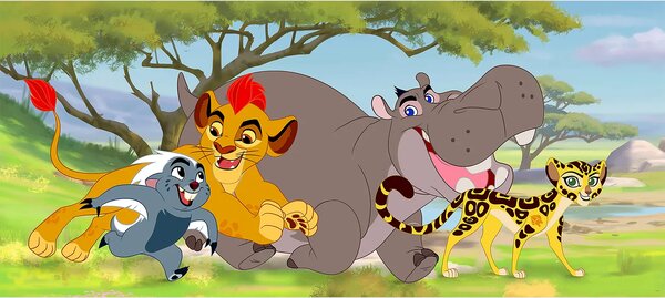 Dětská vliesová fototapeta na zed' Lví hlídka, Disney | 202 x 90 cm | DFTDNH 5368