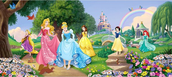 Dětská vliesová fototapeta na zed' Princezny v zahradě, Disney | 202 x 90 cm | DFTDNH 5378