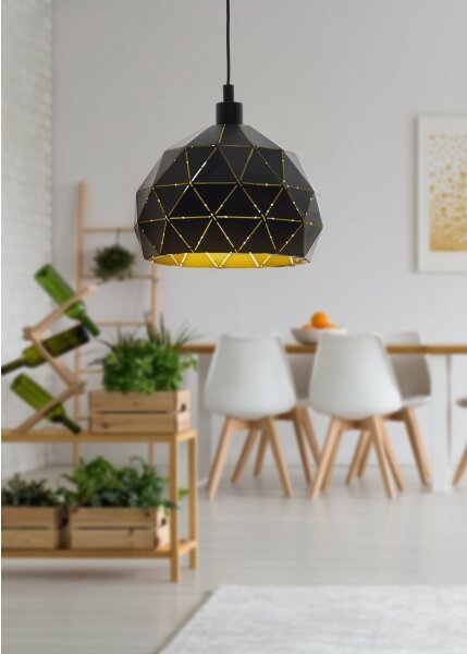 Eglo 97841 - Lustr na lanku ROCCAFORTE 1xE27/60W/230V