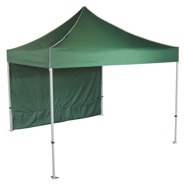 Nůžkový stan 3x3m - hliníkový hexagon, Zelená
