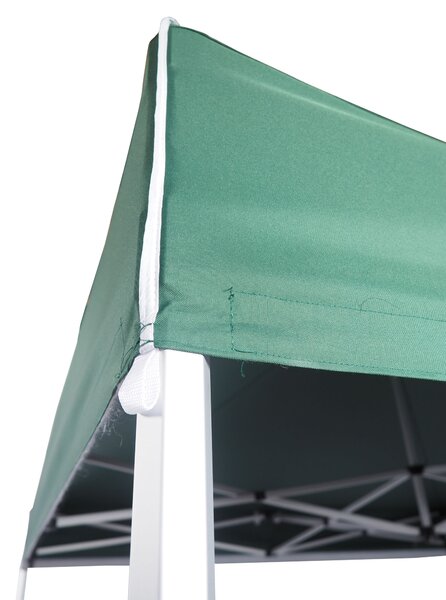 Nůžkový stan 3x3m - hliníkový hexagon, Zelená