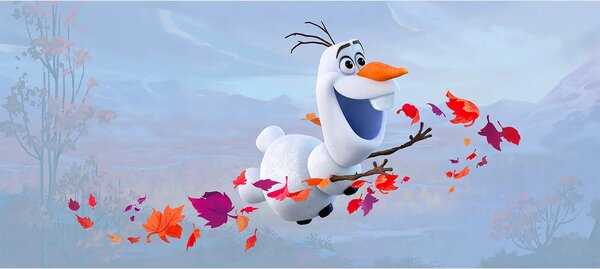 Dětská vliesová fototapeta na zed' Ledové království Olaf, Disney | 202 x 90 cm | DFTDNH 5385