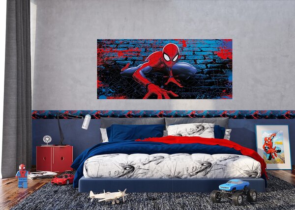 Dětská vliesová fototapeta na zed' Marvel Spider-Man, Disney | 202 x 90 cm | DFTDNH 5399