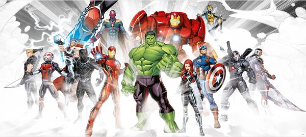 Dětská vliesová fototapeta na zed' Marvel Avengers – Komiksy, Disney | 202 x 90 cm | DFTDNH 5396