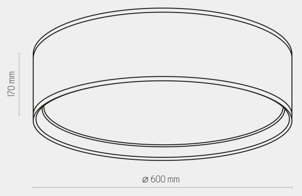 Stropní svítidlo BILBAO 4xE27/15W/230V pr. 60 cm černá/zlatá