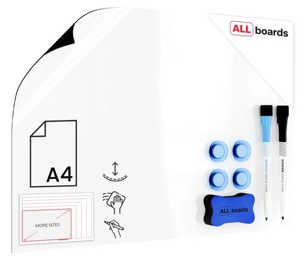 Allboards magnetická folie A4,NMA3