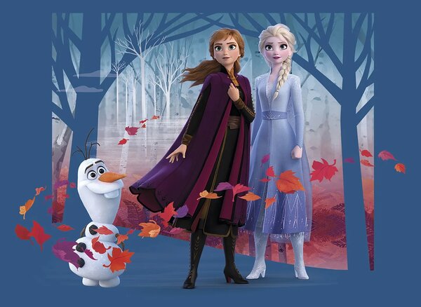 Dětská vliesová fototapeta na zed' Ledové Království v Lese, Disney | 155 x 110 cm | DFTDNM 5264