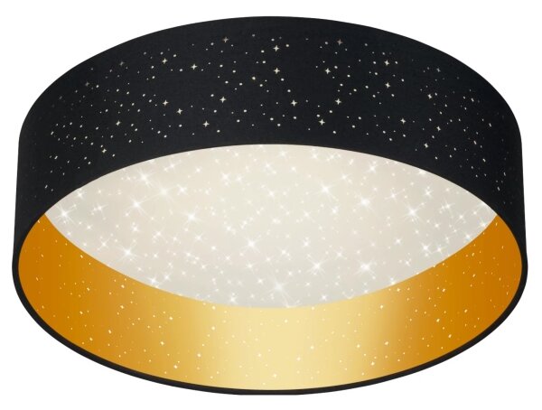 LED Stropní svítidlo TULUZA LED/24W/230V pr. 40 cm černá
