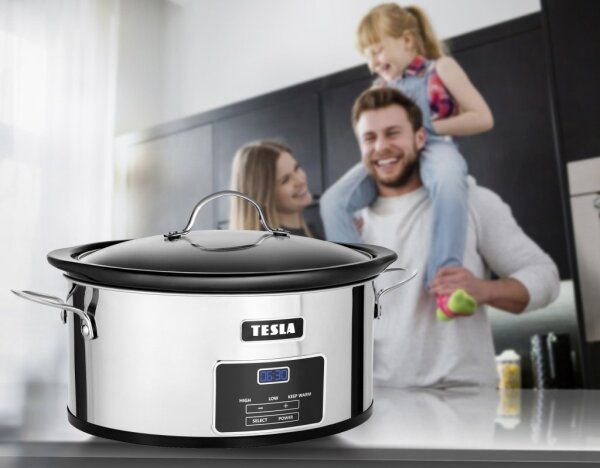 TESLA Electronics SlowCook - Pomalý hrnec 5,6 l 250W/230V
