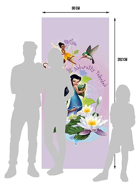 Dětská vliesová fototapeta na zed' Víly na Purpurové, Disney | 90 x 202 cm | DFTDNV 5416