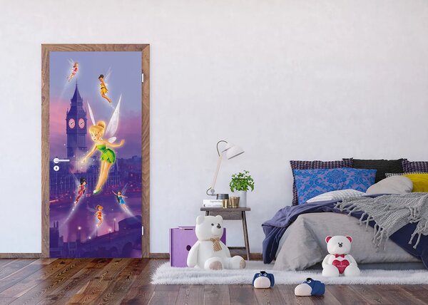 Dětská vliesová fototapeta na zed' Víly v Noci, Disney | 90 x 202 cm | DFTDNV 5424