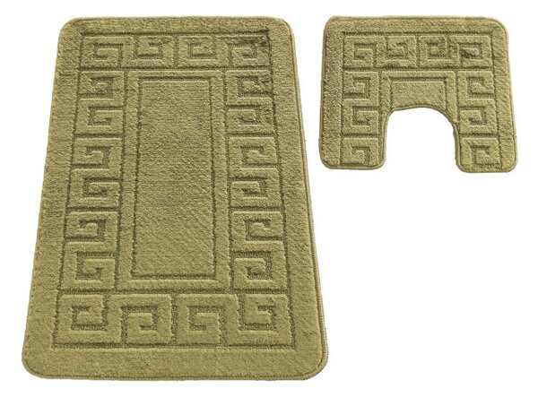 Sada koupelnových koberečků Montana Ethnic Khaki