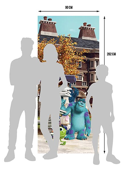Dětská vliesová fototapeta na zed' Příšerky s.r.o. Přátelé, Disney | 90 x 202 cm | DFTDNV 5438