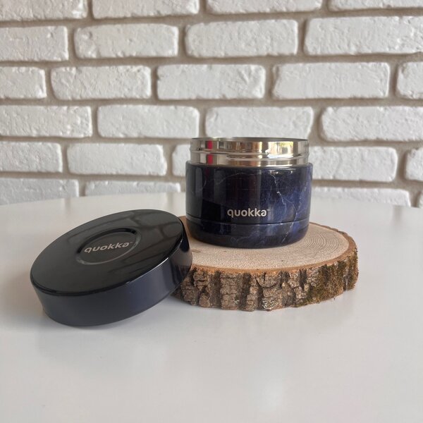 Termonádoba na jídlo Whim, 360ml, Quokka, black marble