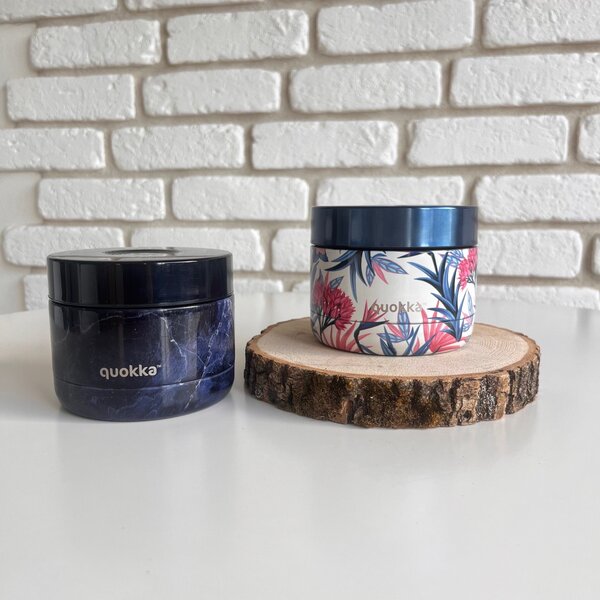 Termonádoba na jídlo Whim, 360ml, Quokka, black marble