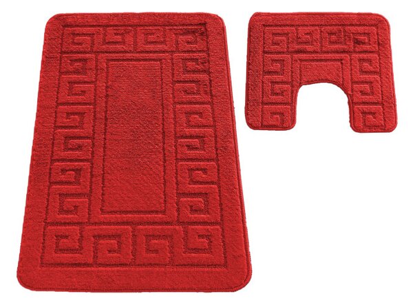 Sada koupelnových koberečků Montana Ethnic Red