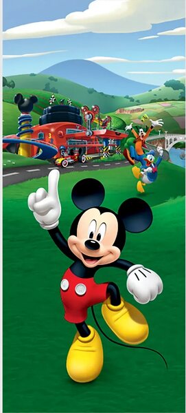 Dětská vliesová fototapeta na zed' Mickey Mouse Nahoru, Disney | 90 x 202 cm | DFTDNV 5480