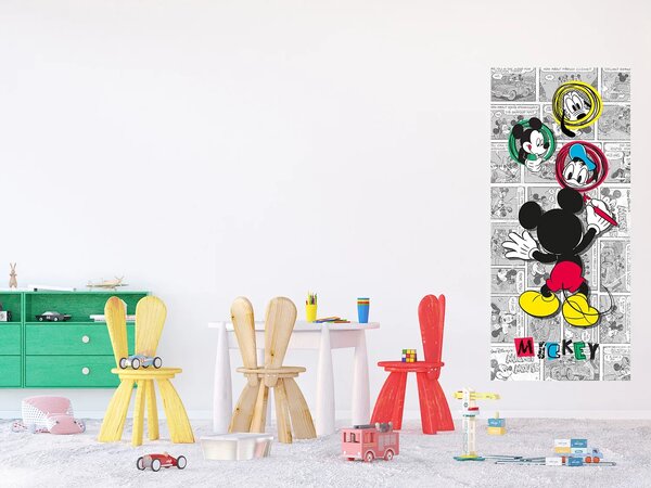 Dětská vliesová fototapeta na zed' Mickey Mouse Temné Komiksy, Disney | 90 x 202 cm | DFTDNV 5462