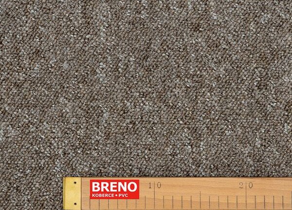 Breno Metrážový koberec BINGO 6807, šíře 400 cm, Hnědá/Vícebarevné