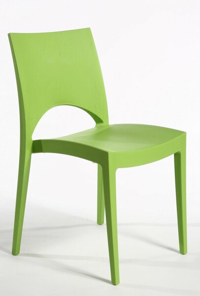 Stima Stohovatelná jídelní židle PARIS | Odstín: polypropylen rosso