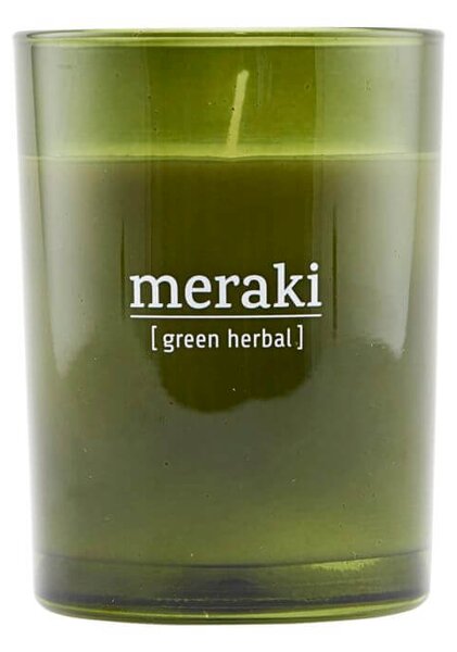 Meraki Vonná svíčka Green Herbal 35 hodin