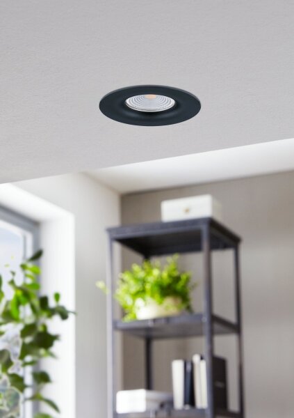 Eglo 33996 - LED Stmívatelné podhledové svítidlo SALICETO LED/6W/230V černá
