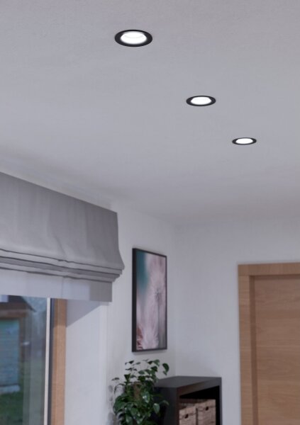 Eglo 33996 - LED Stmívatelné podhledové svítidlo SALICETO LED/6W/230V černá