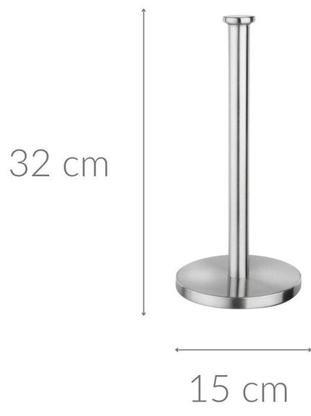 Stojan na papírové ručníky, nerezová ocel, 32 cm