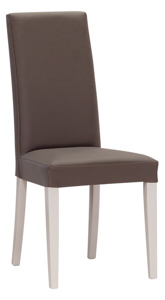 Stima Židle NANCY Varianta: Bílá / koženka Tortora