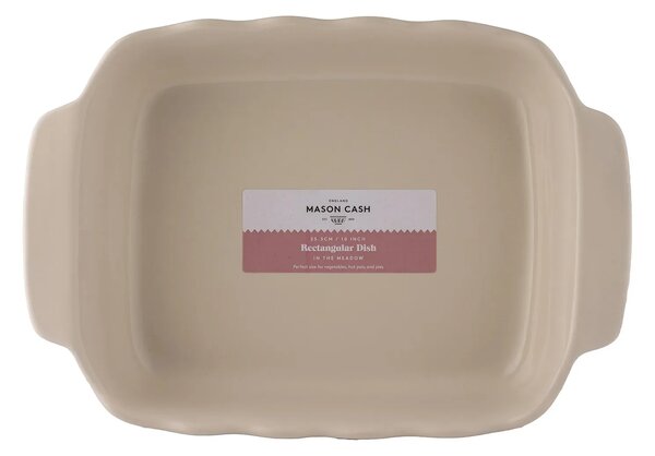 Zapékací mísa Mason Cash 22,5 × 18 cm krémová In the Meadow – keramická pečicí mísa na lasagne, zeleninu, maso a dezerty 2002.290