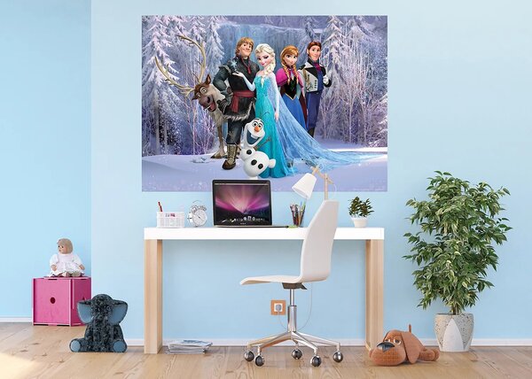 Dětská fototapeta na zed' Ledové Království Všichni Přátelé, Disney | 156 x 112 cm | DFTDSS 1953