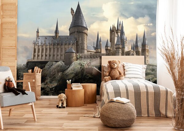 Dětská fototapeta na míru Harry Potter: Výhled na Bradavice | Vliesová fototapeta na zed' | DFTD5P352185