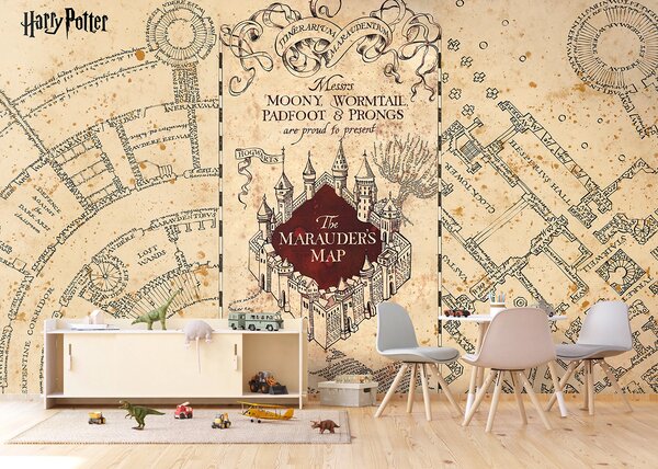 Dětská fototapeta na míru Harry Potter: Pobertův Plánek | Vliesová fototapeta na zed' | DFTD5P352187