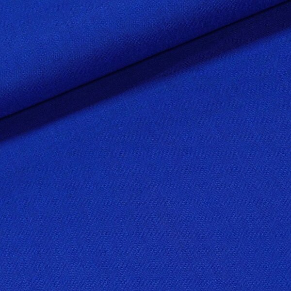 Bavlněné plátno jednobarevné ROYAL BLUE uni královsky modrá, š.150cm (látka v metráži)
