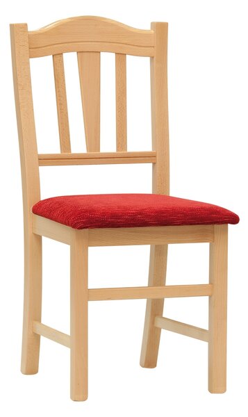 Stima Židle SILVANA s čalouněným sedákem Odstín: Třešeň, Látky: LUX béžová 25