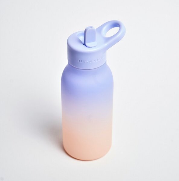 Dětská tritanová láhev, 340ml, Neon Kactus, fialovo/oranžová