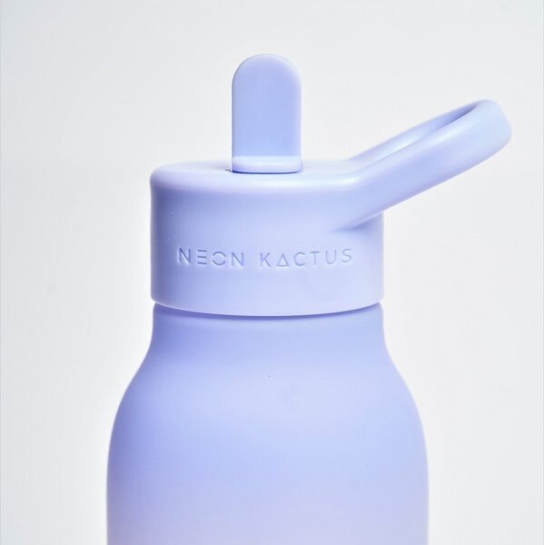 Dětská tritanová láhev, 340ml, Neon Kactus, fialovo/oranžová