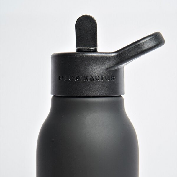 Dětská tritanová láhev, 340ml, Neon Kactus, černá