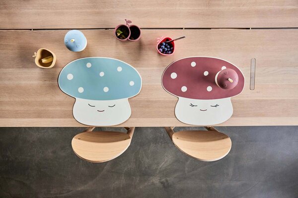 OYOY Silikonové prostírání Mushroom Red OY329