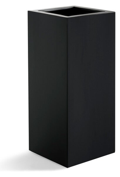 Argento High Cube, vysoký květináč Barva květináče: Černá, Rozměry: 30x30x80 cm