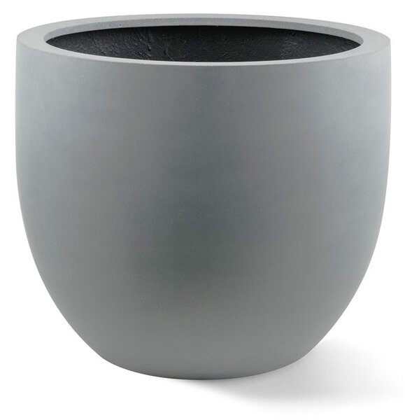 Argento New Egg, oválný květináč Barva květináče: Přírodní šedá, Rozměry: 36x31 cm