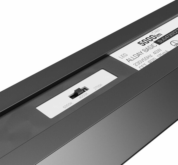 Spectrum ALLDAY Basic LED stropní liniové svítidlo 2700/4000/6000K černé