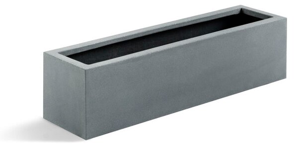 Argento Small Box, Malý truhlík - květináč Barva květináče: Přírodní šedá, Rozměry: 60x15x15 cm
