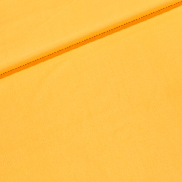 Bavlněné plátno UNI POLO, jednobarevná žluto-oranžová, š.140cm (látka v metráži)