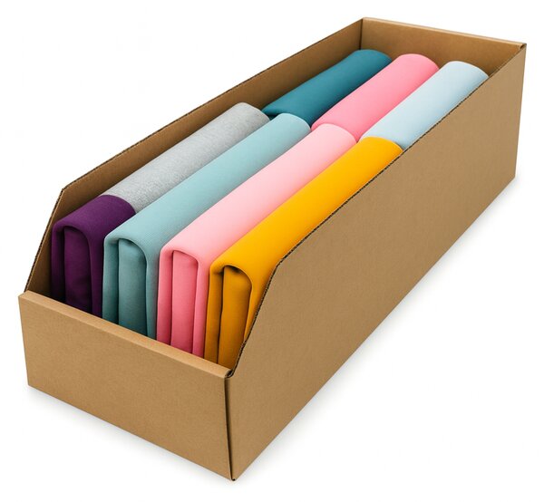 KARTON PAK Úložné boxy na oblečení, organizéry do skříně EKO KARTON 15x47cm