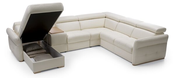 Gala Collezione Sedací souprava MASSIMO (modulová) Tvar: Tvar L (levá), Rozměr: Tvar L 268x245 cm (otoman), Potah: Látka kategorie B